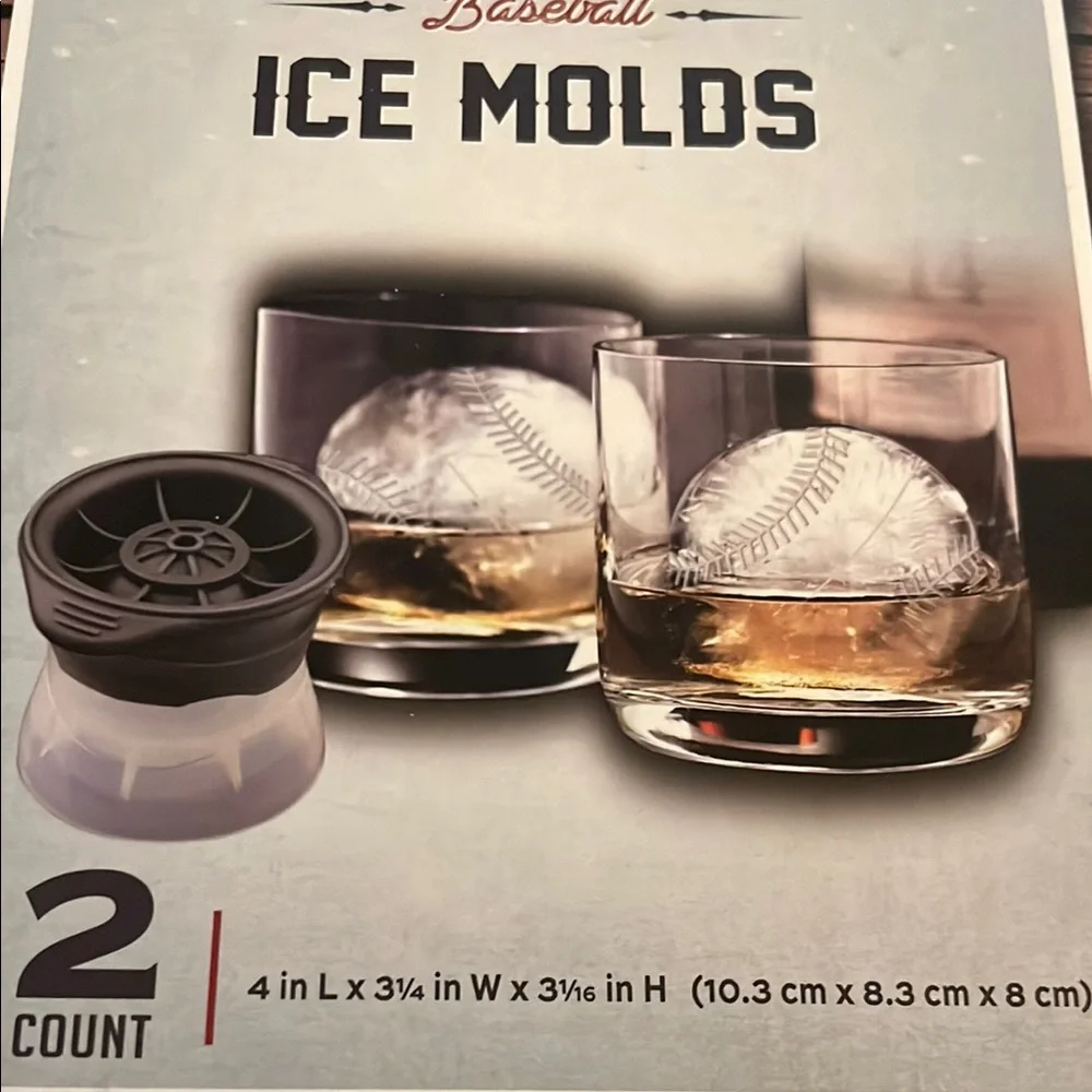 Buxton Baseball (2) Ice Molds